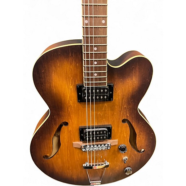 Used Ibanez AF55TF Brown Sunburst Hollow Body Electric Guitar
