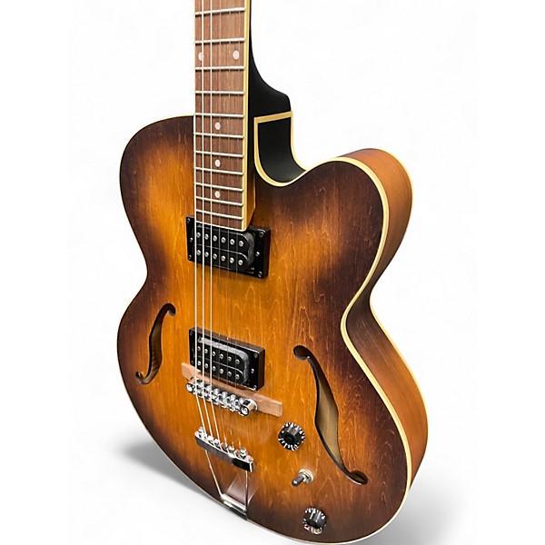 Used Ibanez AF55TF Brown Sunburst Hollow Body Electric Guitar