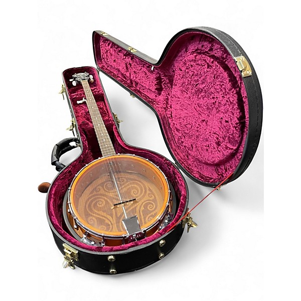 Used Luna Celtic 5 String 2 Tone Sunburst Banjo