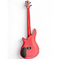 Used Schecter Guitar Research C-5 GT Satin Trans Red Electric Bass Guitar