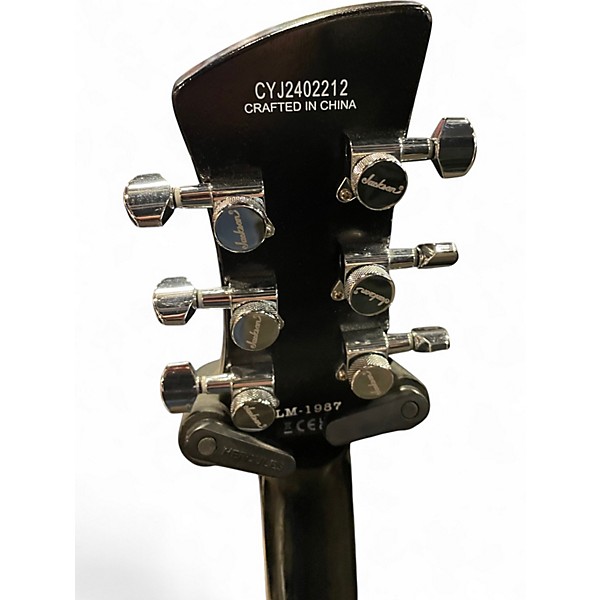 Used Jackson LM87 Open-pore black Solid Body Electric Guitar