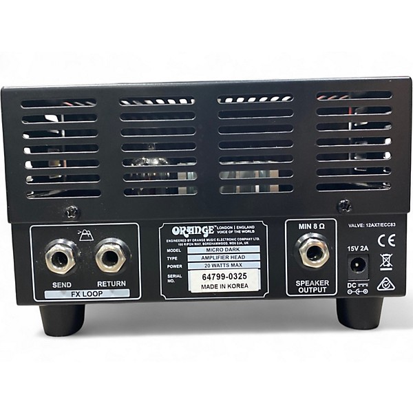 Used Orange Amplifiers Micro Dark 20W Tube Guitar Amp Head