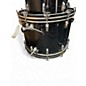 Vintage 1980s Ludwig 5 Piece Pro Beat Black Drum Kit