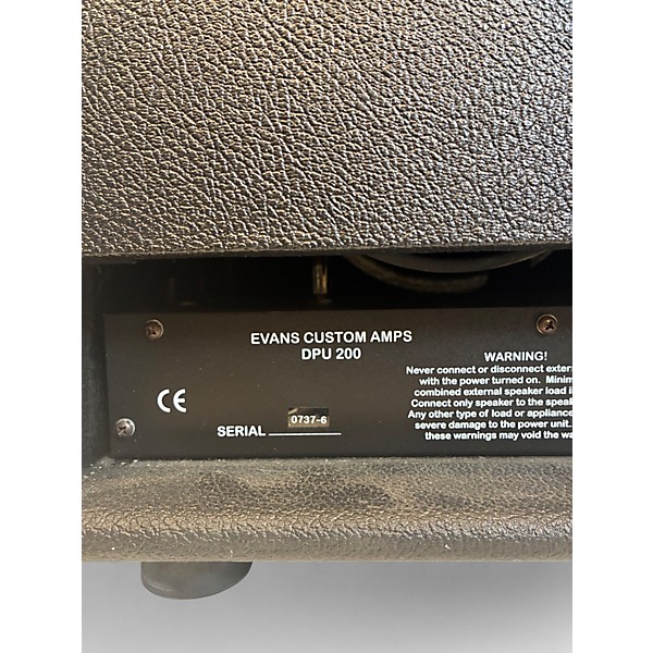 Used Evans Custom Amplifiers DPU 200 Tube Guitar Combo Amp