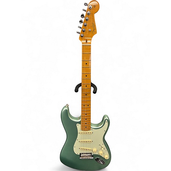 Used Fender American Professional II Stratocaster MYSTIC SURF GREEN Solid Body Electric Guitar