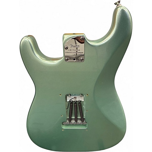 Used Fender American Professional II Stratocaster MYSTIC SURF GREEN Solid Body Electric Guitar