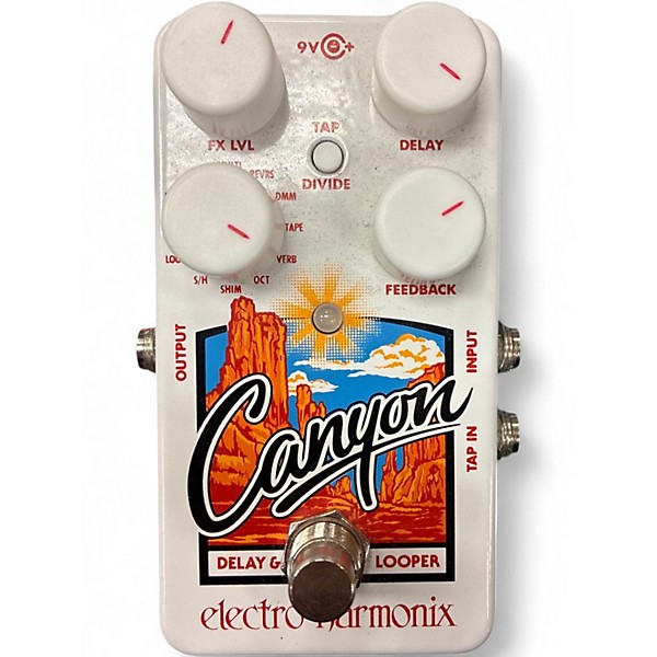 Used Electro-Harmonix Canyon Delay and Looper Effect Pedal