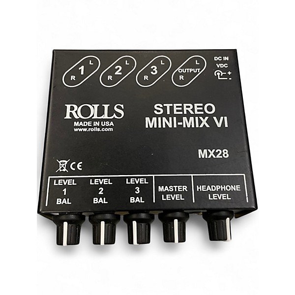 Used Rolls MX28 STEREO MINI MIX VI Headphone Amp