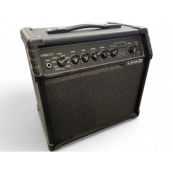 Used Line 6 Spider V 20 MkII 20w 1x8 Guitar Combo Amp