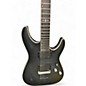 Used Schecter Guitar Research C1 Platinum Trans Black Solid Body Electric Guitar