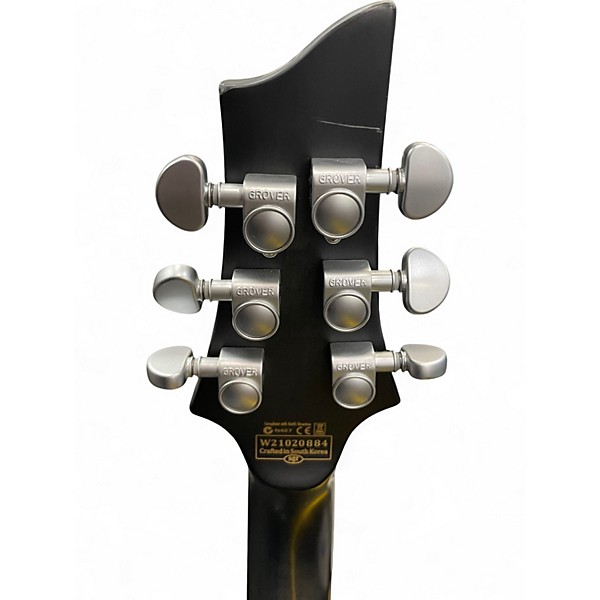 Used Schecter Guitar Research C1 Platinum Trans Black Solid Body Electric Guitar