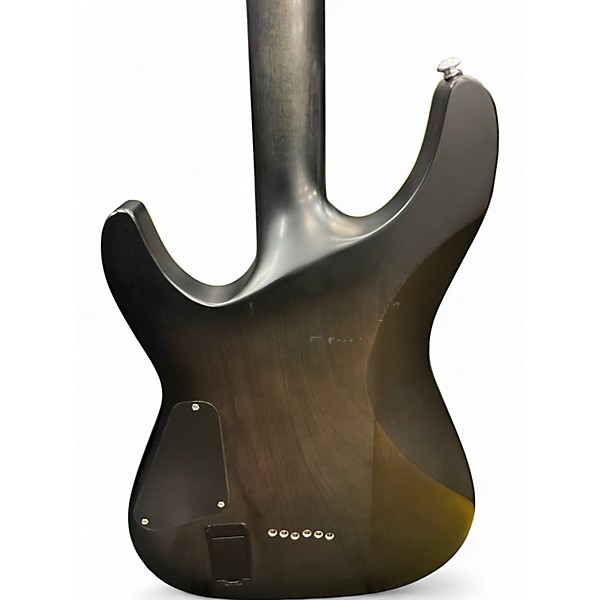 Used Schecter Guitar Research C1 Platinum Trans Black Solid Body Electric Guitar