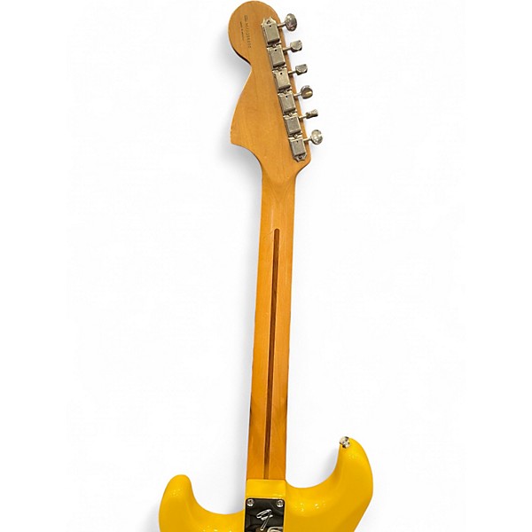 Used Fender Stratocaster Deluxe YELLOW Solid Body Electric Guitar