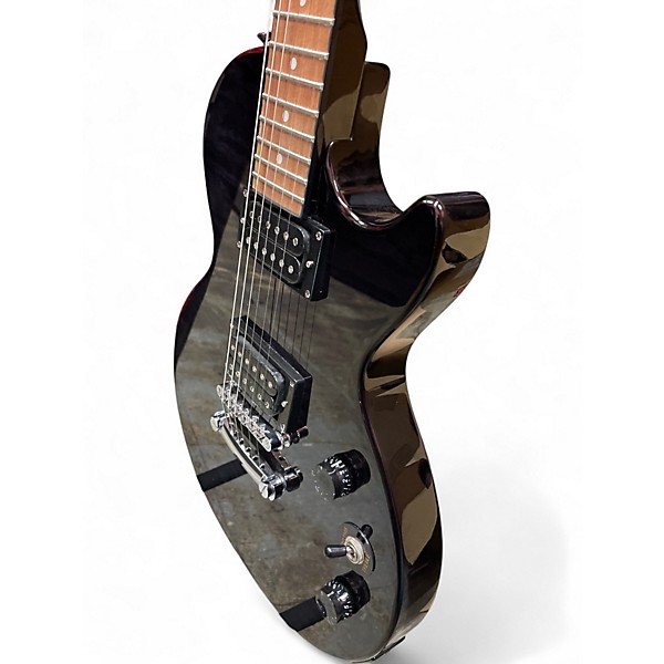 Used Epiphone Les Paul Special II Trans Black Solid Body Electric Guitar