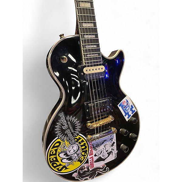 Used Epiphone Les Paul Custom Black Solid Body Electric Guitar