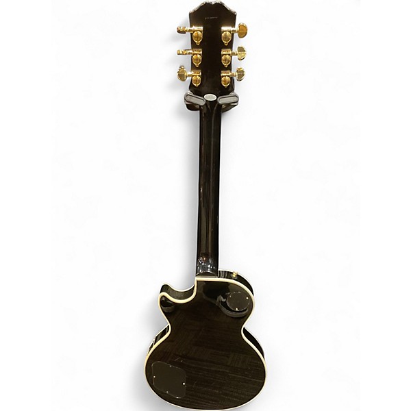 Used Epiphone Les Paul Custom Black Solid Body Electric Guitar