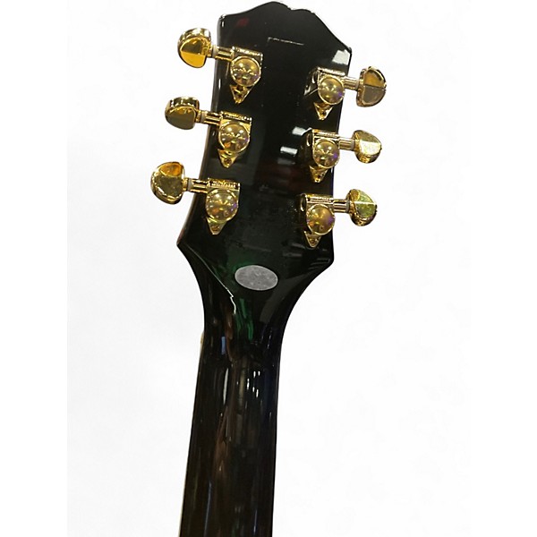 Used Epiphone Les Paul Custom Black Solid Body Electric Guitar