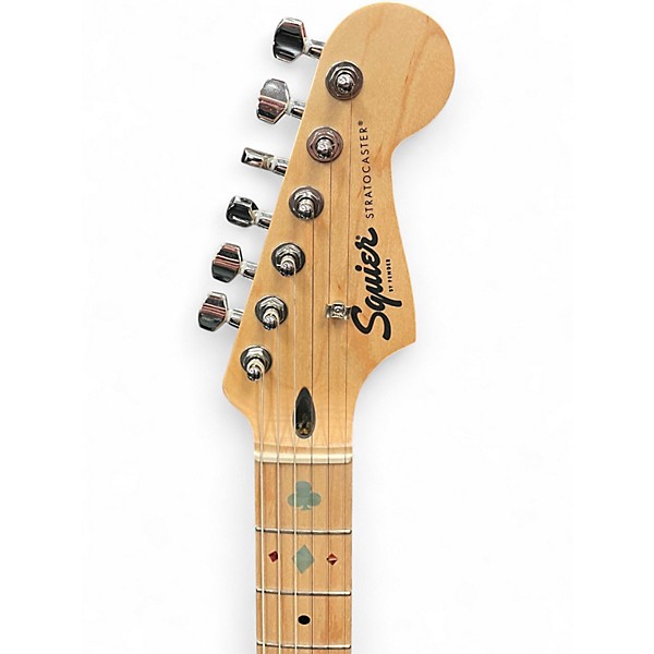 Used Squier Affinity Stratocaster Black Solid Body Electric Guitar