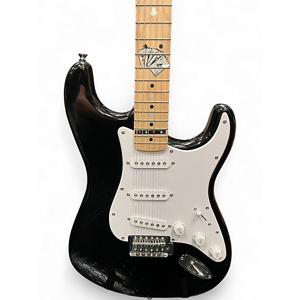 Used Squier Affinity Stratocaster Black Solid Body Electric Guitar