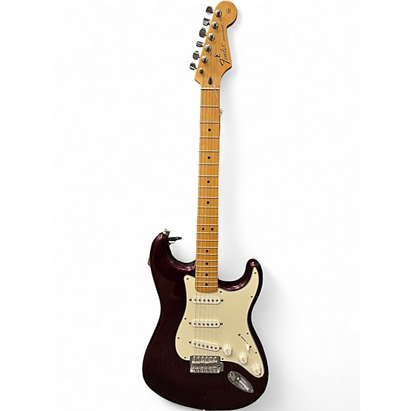 Used Fender Player Stratocaster Maroon Solid Body Electric Guitar