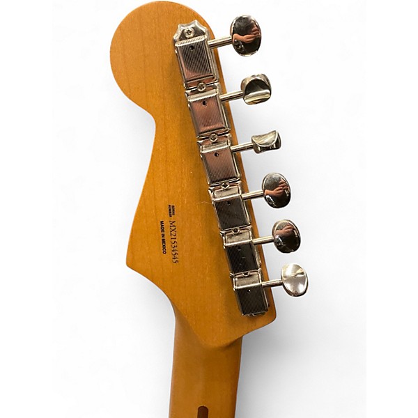 Used Fender H.E.R. Stratocaster Chrome Glow Solid Body Electric Guitar