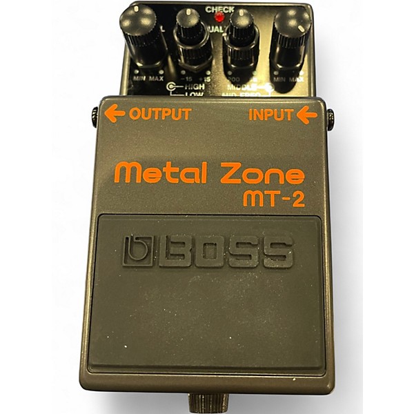 Used BOSS MT2 Metal Zone Distortion Effect Pedal
