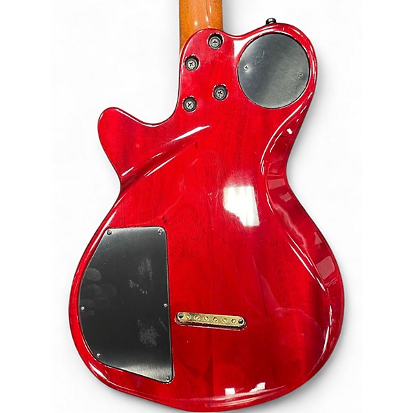 Used Godin LGX Crimson Red Trans Solid Body Electric Guitar