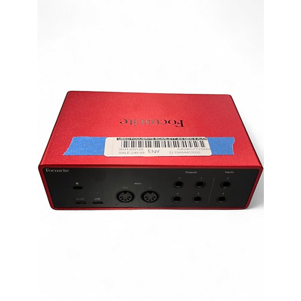 Used Focusrite Scarlett 4i4 Gen 4 Audio Interface