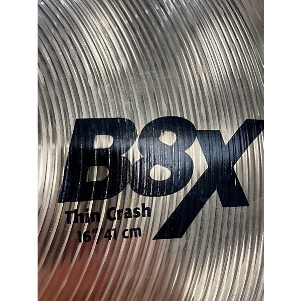 Used SABIAN 16in B8X  Cymbal