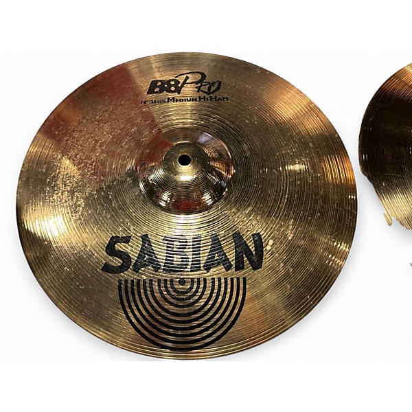 Used SABIAN 14in B8 Pro Hi Hat Pair Cymbal