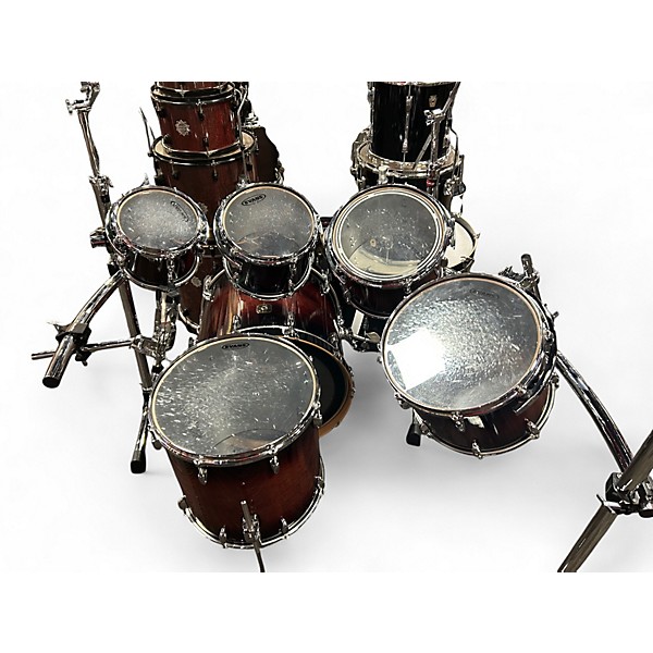 Used Gretsch Drums 6 Piece Renown Maple Cherry Burst Drum Kit