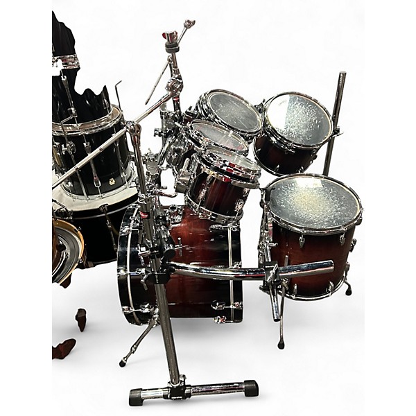 Used Gretsch Drums 6 Piece Renown Maple Cherry Burst Drum Kit