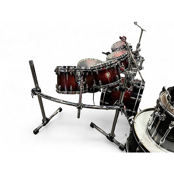 Used Gretsch Drums 6 Piece Renown Maple Cherry Burst Drum Kit