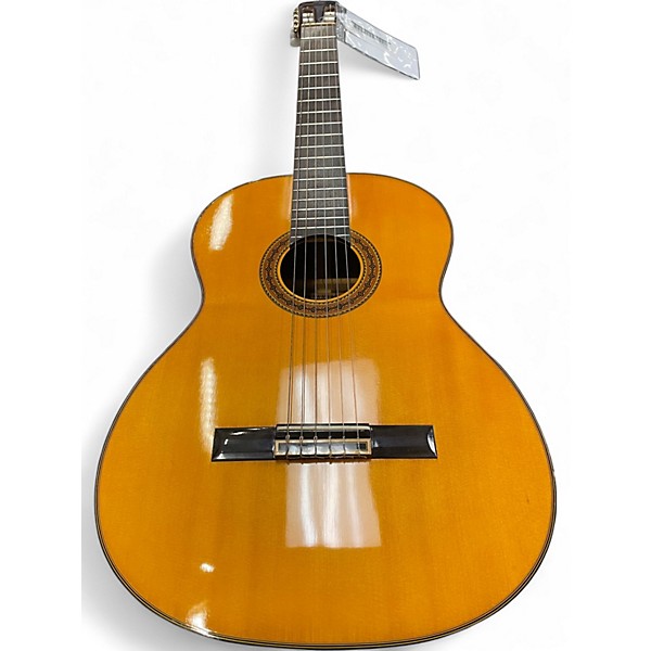 Vintage 1980s Takamine C128 Natural Classical Acoustic Guitar