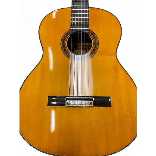 Vintage 1980s Takamine C128 Natural Classical Acoustic Guitar