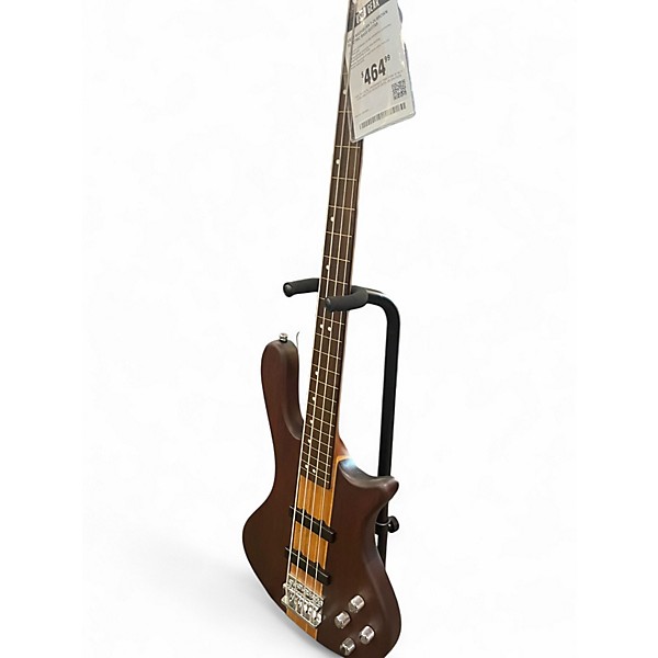 Used Washburn T-24 Brown Electric Bass Guitar