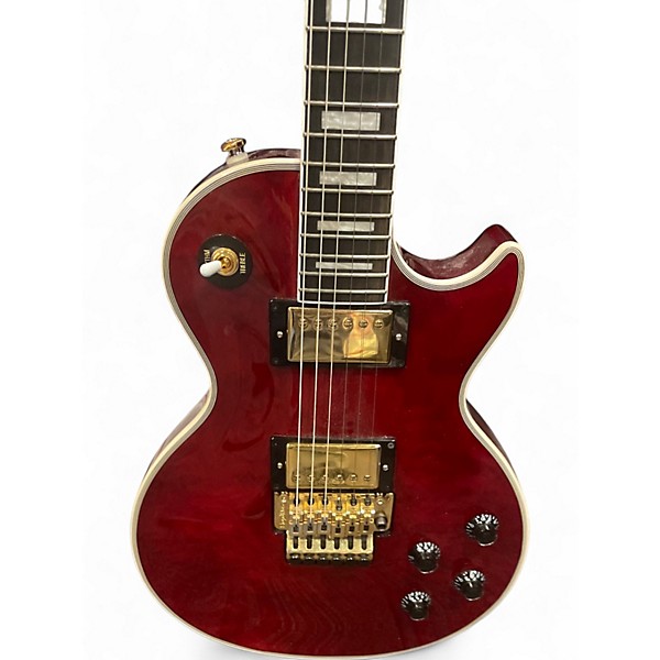 Used Epiphone Alex LIfeson Les Paul Custom Axcess ruby red Solid Body Electric Guitar