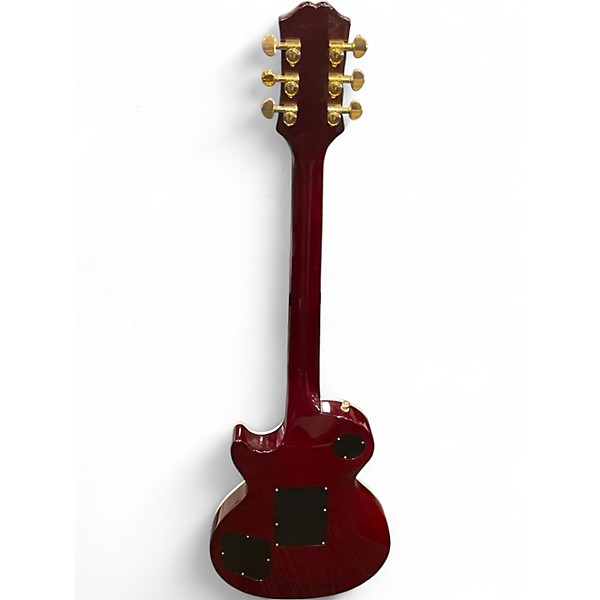 Used Epiphone Alex LIfeson Les Paul Custom Axcess ruby red Solid Body Electric Guitar