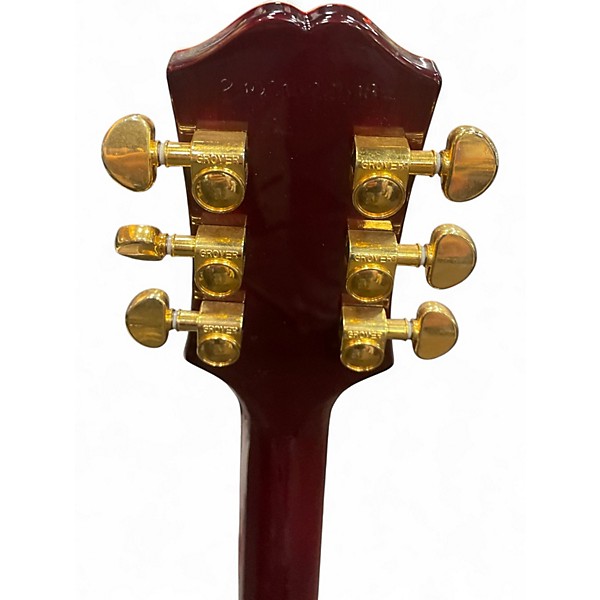 Used Epiphone Alex LIfeson Les Paul Custom Axcess ruby red Solid Body Electric Guitar