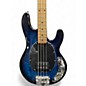Used Sterling by Music Man Ray34 Blue Electric Bass Guitar
