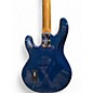 Used Sterling by Music Man Ray34 Blue Electric Bass Guitar