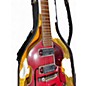 Vintage 1960s Conrad violin guitar Candy Apple Red Hollow Body Electric Guitar