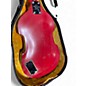 Vintage 1960s Conrad violin guitar Candy Apple Red Hollow Body Electric Guitar