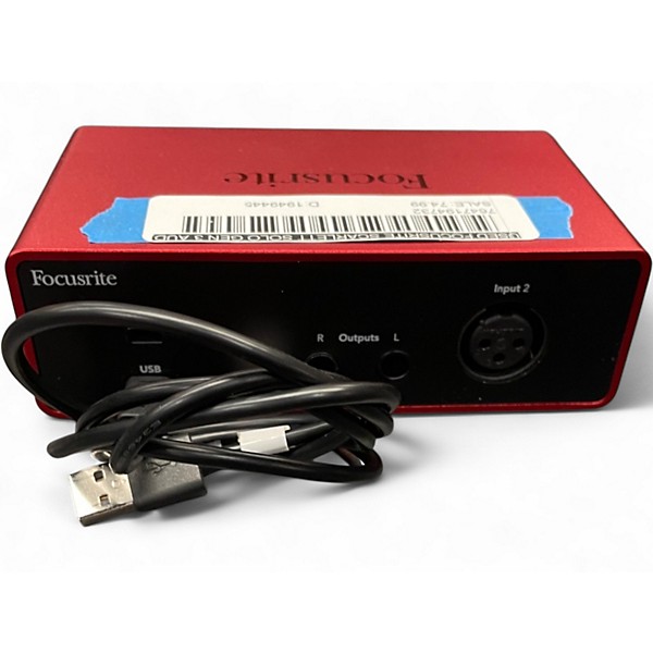 Used Focusrite Scarlett Solo Gen 3 Audio Interface