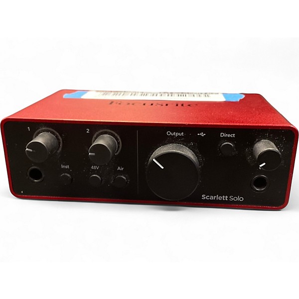 Used Focusrite Scarlett Solo Gen 3 Audio Interface