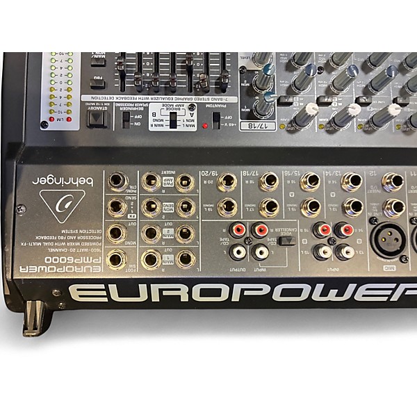 Used Behringer PMP6000 Powered Mixer