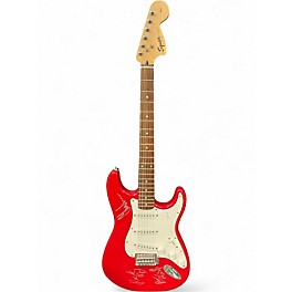 Used Squier Affinity Stratocaster Candy Apple Red Solid Body Electric Guitar