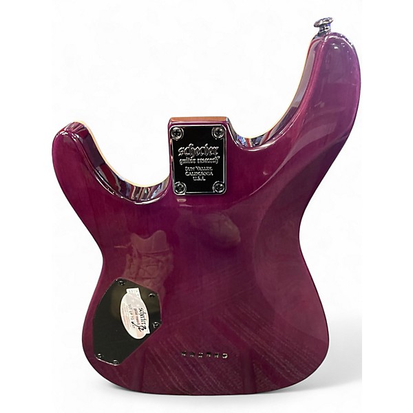 Used Schecter Guitar Research Omen Extreme 6 MAGENTA Solid Body Electric Guitar