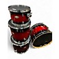 Used Pearl 4 Piece DECADE SHELL PACK RED Drum Kit