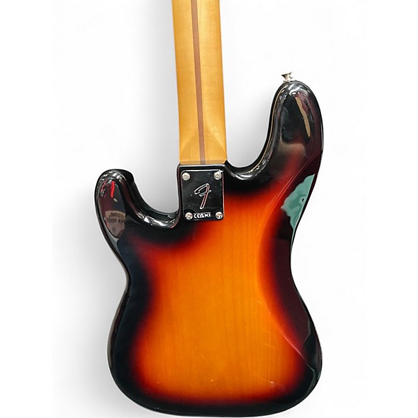 Used 2024 Fender Player II Precision 3 Color Sunburst Electric Bass Guitar